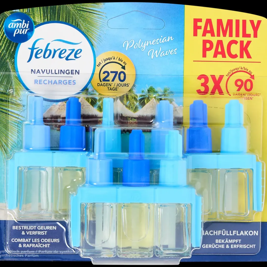 Afwas- & Wasmiddelen-Ambi Pur Febreze navullingen Polynesian Waves | Action NL