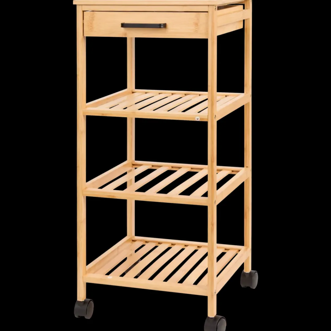 Koffers- Bamboe trolley 33 x 33 x 73,5 cm | Action NL