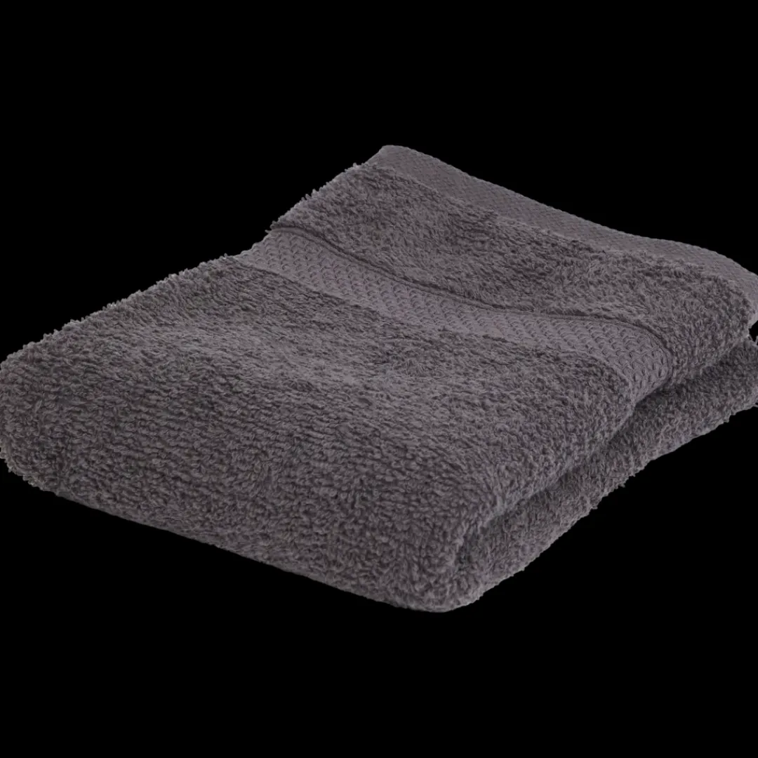 Badtextiel- Capetown handdoek antraciet 50 x 100 cm Grijs | Action NL