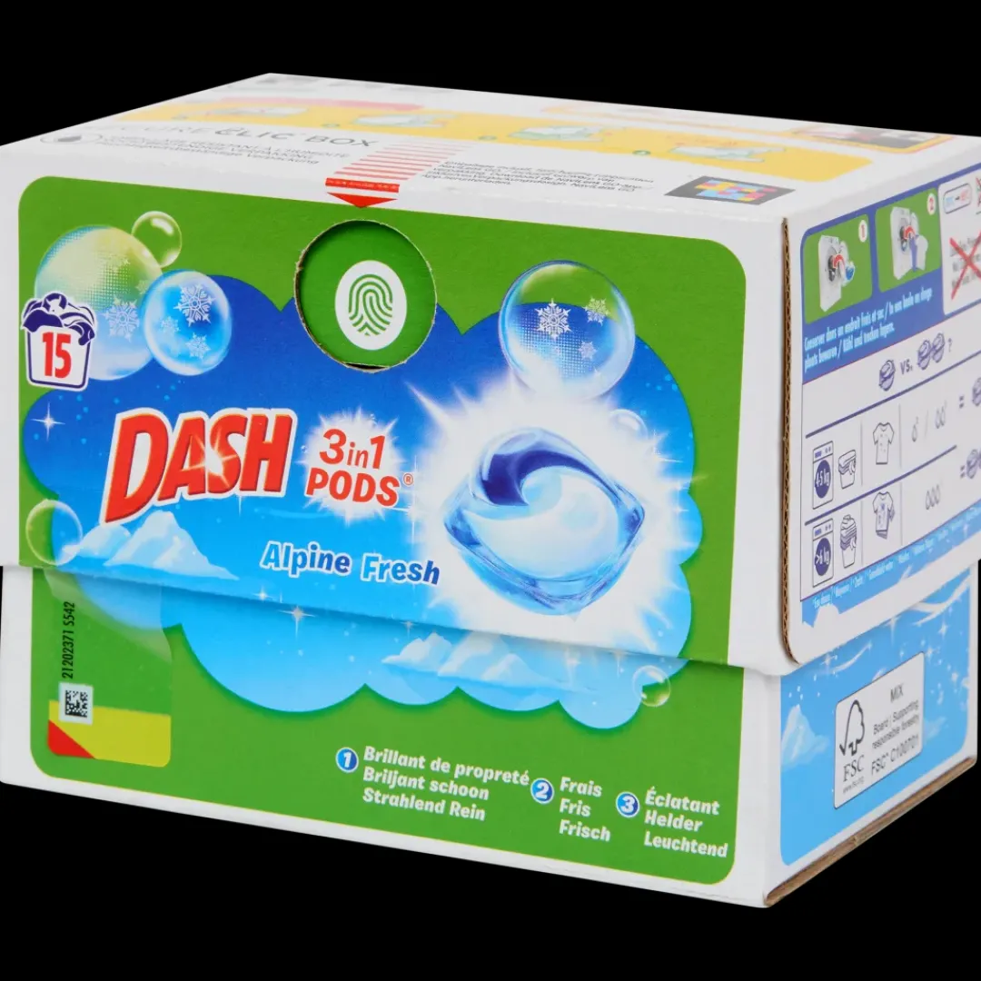 Afwas- & Wasmiddelen-Dash 3-in-1 pods Alpine Fresh | Action NL