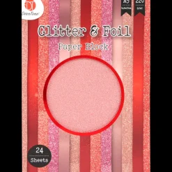 Kleuren & Tekenen- DécoTime metallic folie en glitterpapier | Action NL
