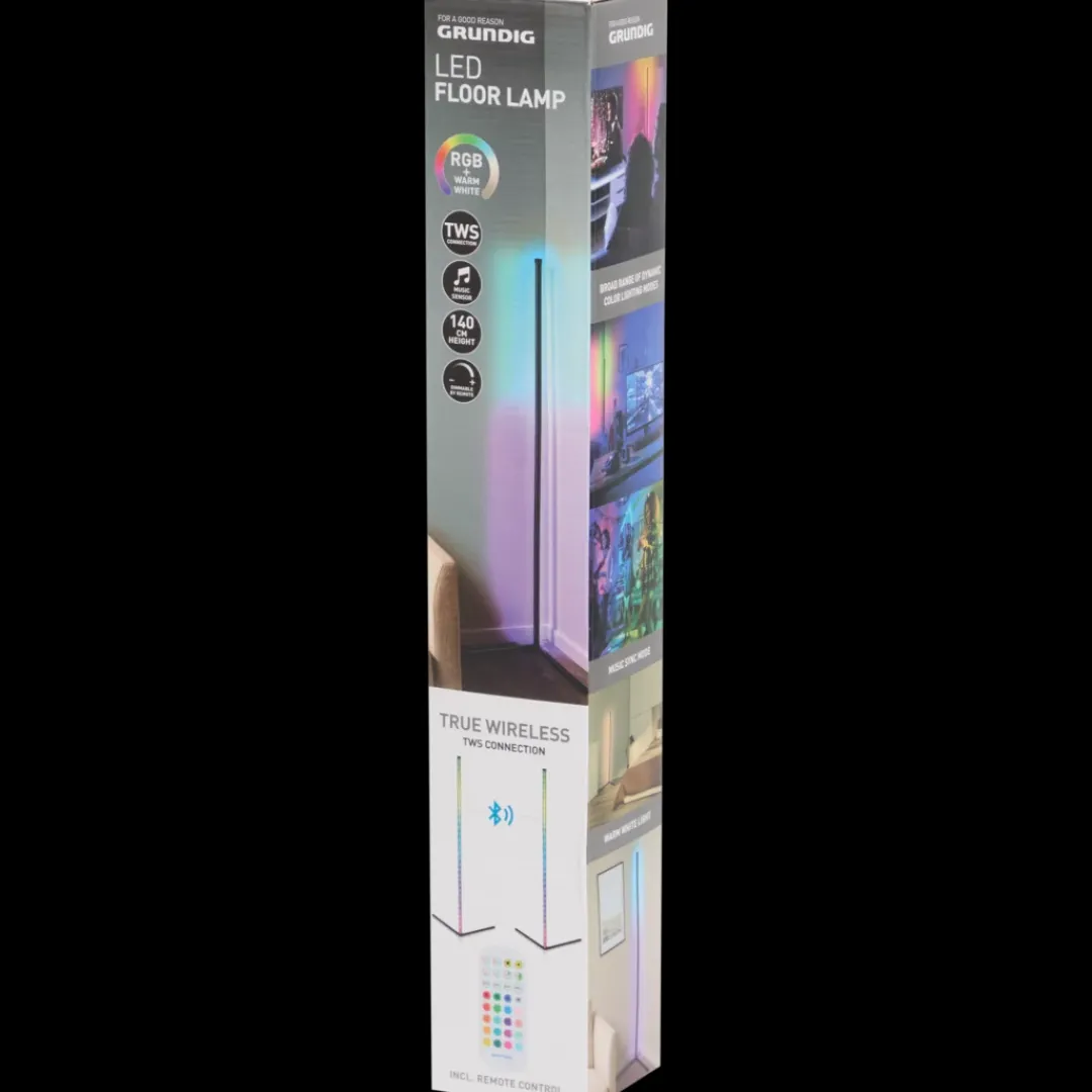 Lampen- Grundig draadloze vloerlamp Magic Zwart | Action NL