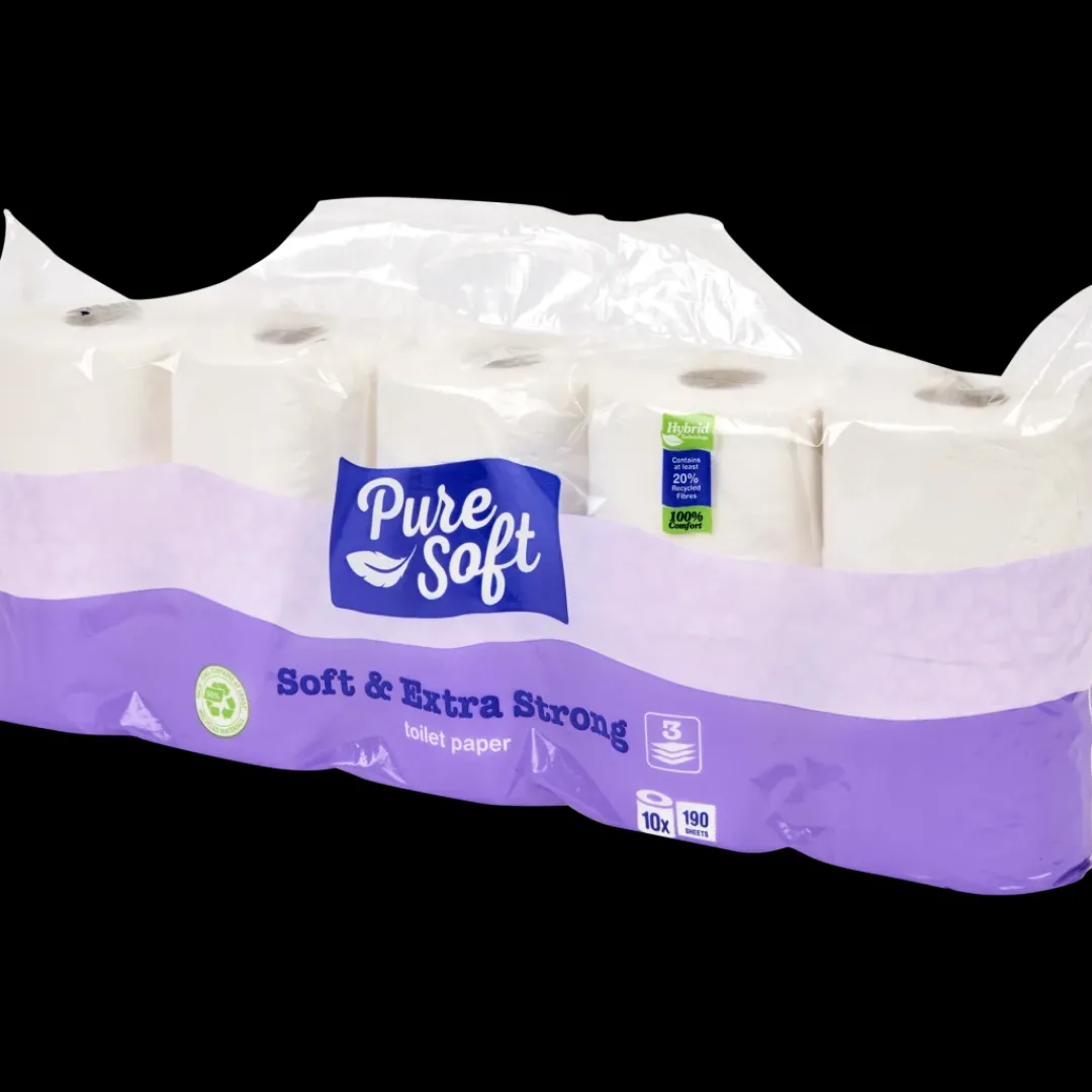 Toilet- & Keukenpapier- Pure Soft toiletpapier Soft & Extra Strong 1.217 kg | Action NL