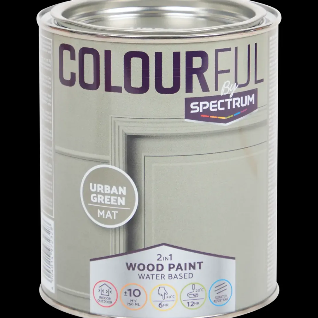 Verf-Spectrum Colourful 2-in-1 meubelverf Urban Green Groen | Action NL