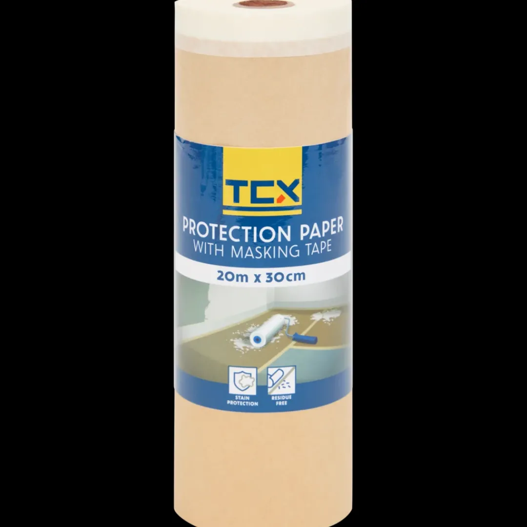Verfbenodigdheden-TCX afplaktape met papier | Action NL