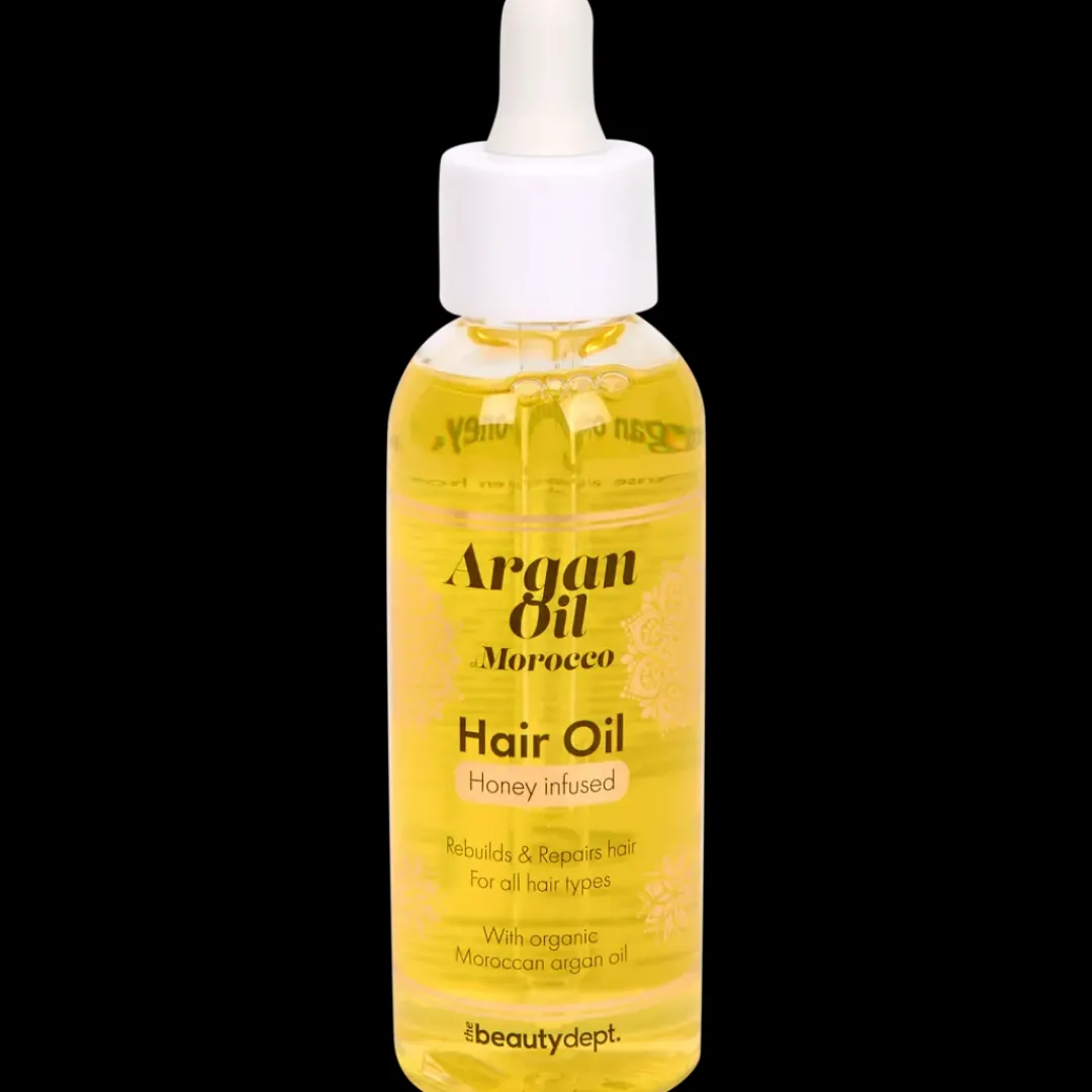 Haarverzorging- The Beauty Dept. haarolie Argan & Honing | Action NL