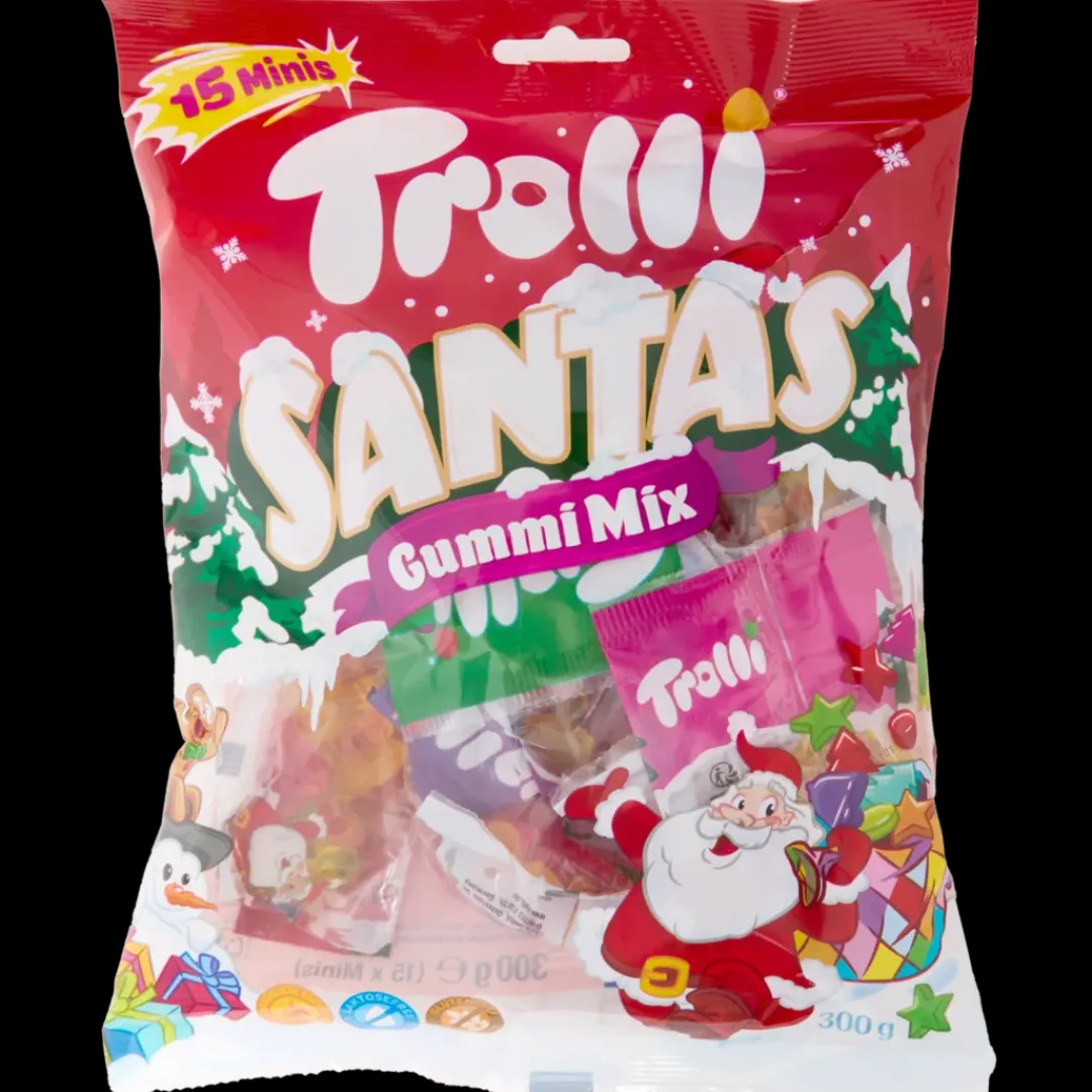 Drop & Snoep-Trolli kerst-uitdeelzak | Action NL